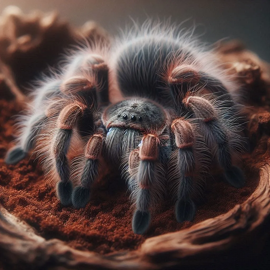 16937 curly hair tarantula handling