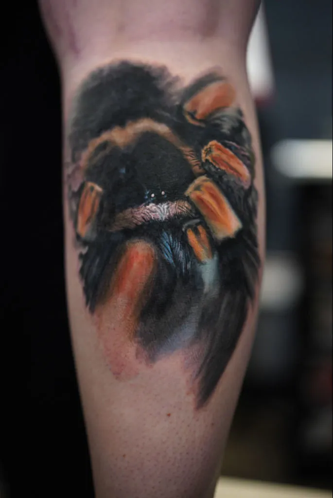17092 tribal tarantula tattoo